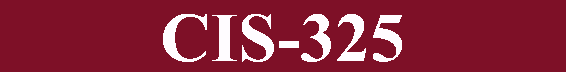 Logo CIS325